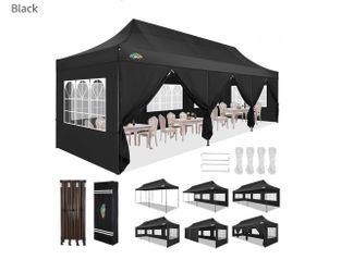 10x30 pop up heavy duty with side walls