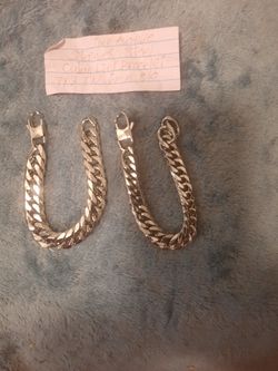 Silver Stainless Steel Bracelets 