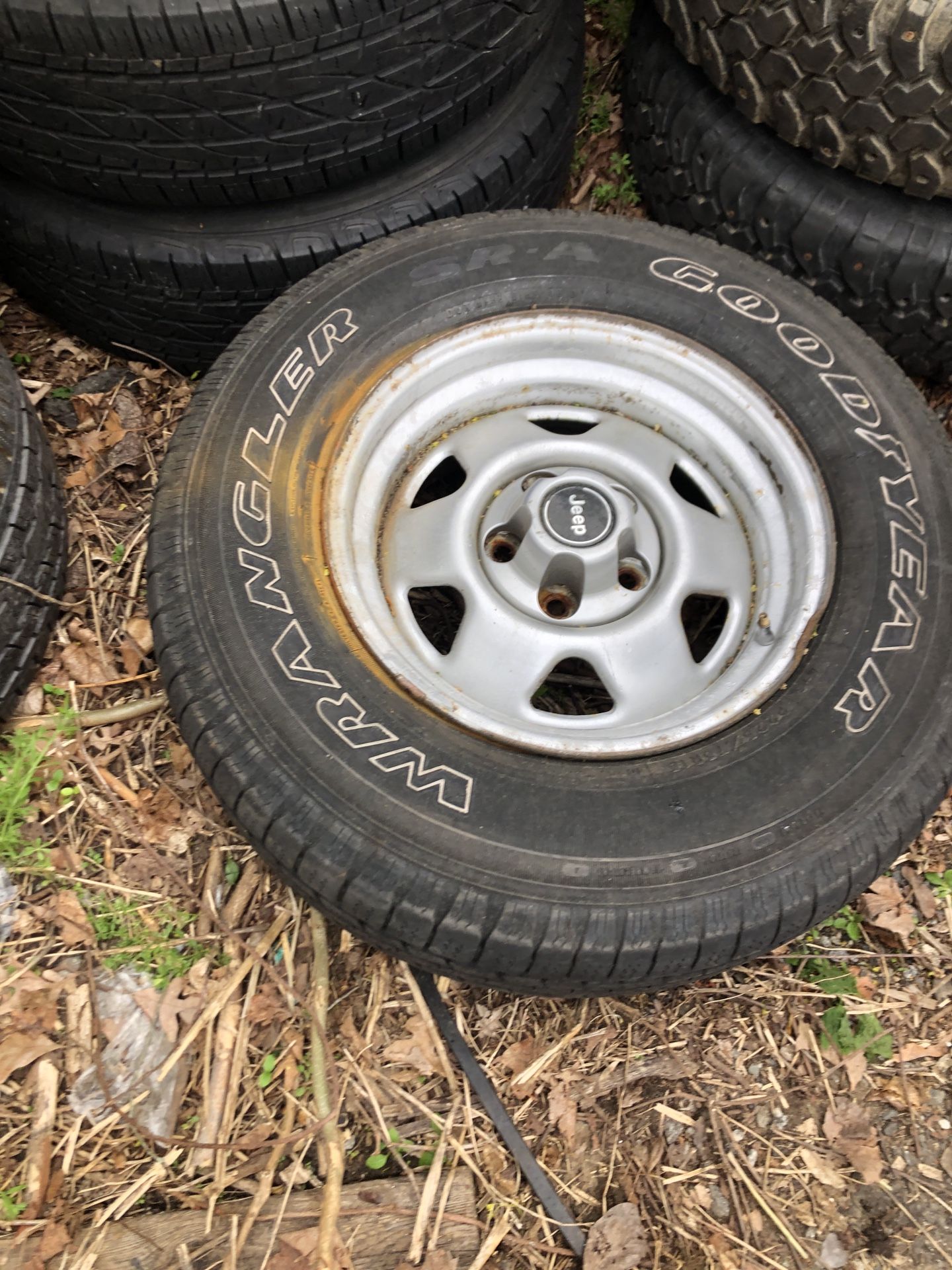 Jeep wrangler steel wheels