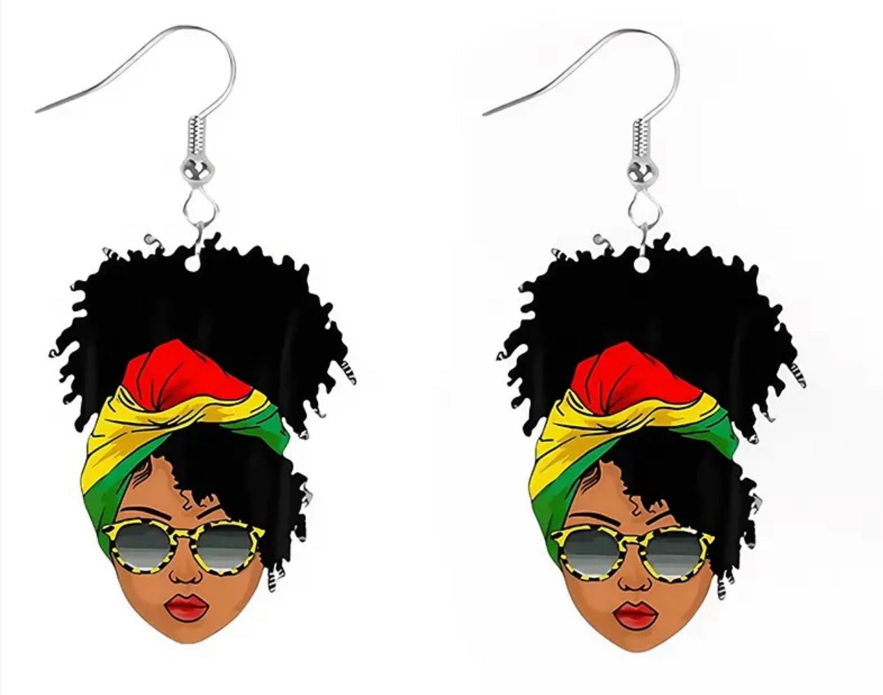 Colorful Afrocentric Earrings