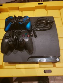 Playstation 3 With Controllers 