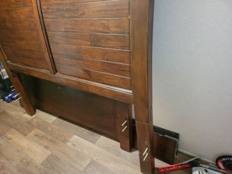 Queen headboard and footboard