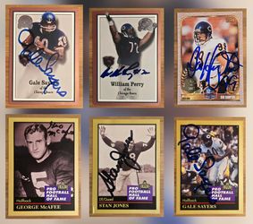 SIGNED CHICAGO BEARS CARDS!