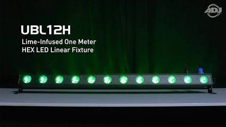 ADJ UBL12H Lime-Infused One Meter HEX LED Linear Fixture