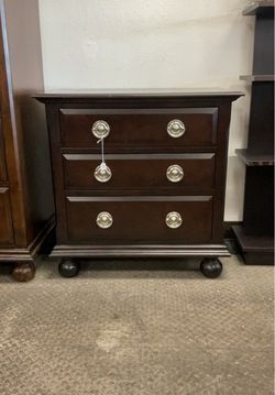3 Drawer Nightstand Side End Table
