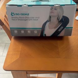 Shiatsu Back Shoulder And Neck Massager with Heat