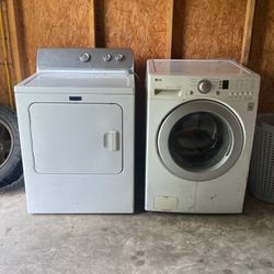Washer And A Dryer Good Conditions