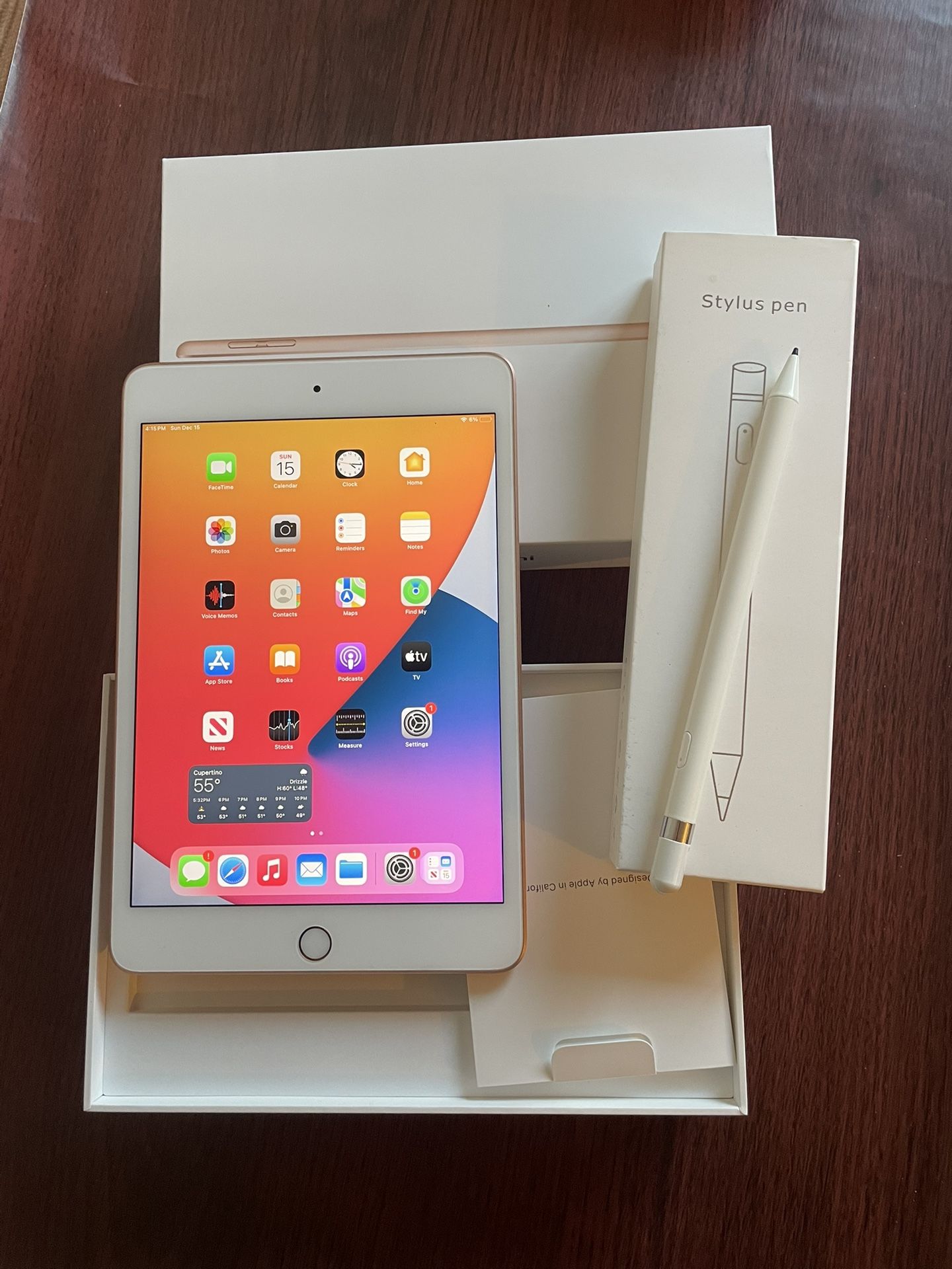 Apple iPad Mini 5th Generation 256gb (Gold) with Pencil And