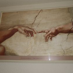 The Creation Of Adam (framed)