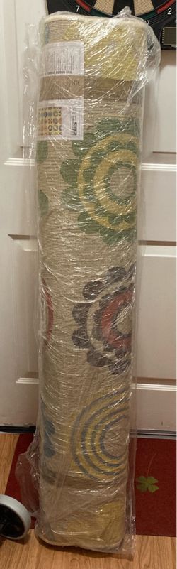 IKEA colorful patterned rug lusy blom