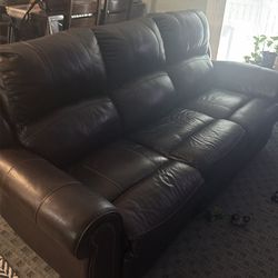 Ashley leather couch