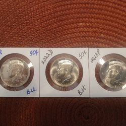 BU Kennedy Half Dollar 2021-2023 