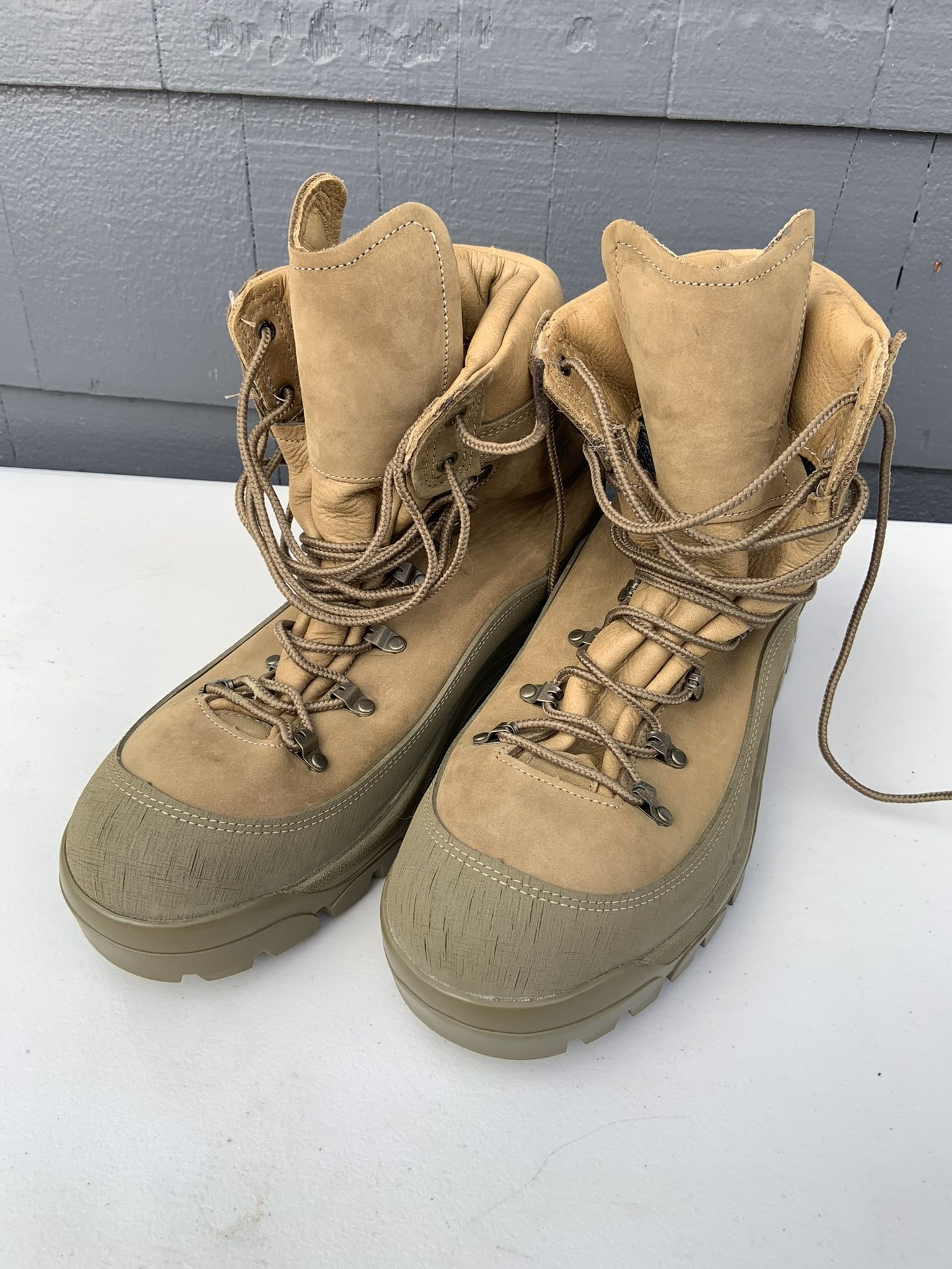 Belleville Military Leather Boots, Size 11w