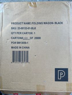 BIGFOOT - Folding Wagon - Black