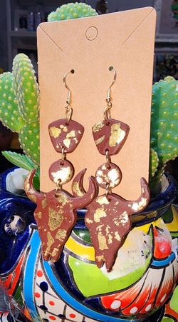 Longhorn Custom Earrings 