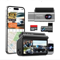 Vigard 4K Dual Dash Camera 