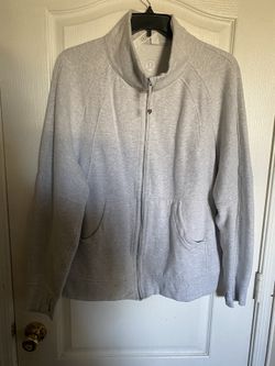Lulu Grey Full Zip Size XL/XXL