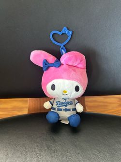 Dodgers Sanrio My Melody plush clip
