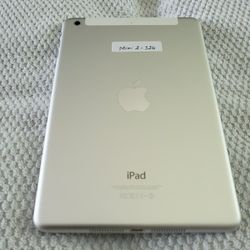 Unlocked iPad Mini 2 32GB White Wifi Plus Cellular