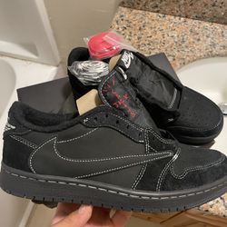Air Jordan 1 Low - Travis Scott Black Phantom (size 9) $400 Obo