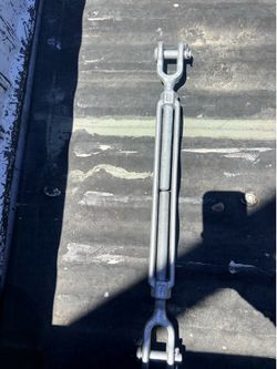 3/4" X 6" Jaw & Jaw Galvanized Turnbuckle
