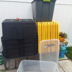 Storage bins 15 total