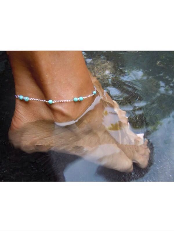 Beaded anklet