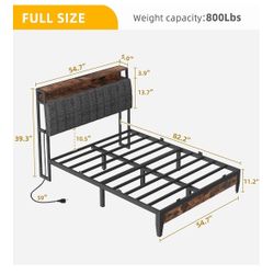 Bed Frame And Mattress 