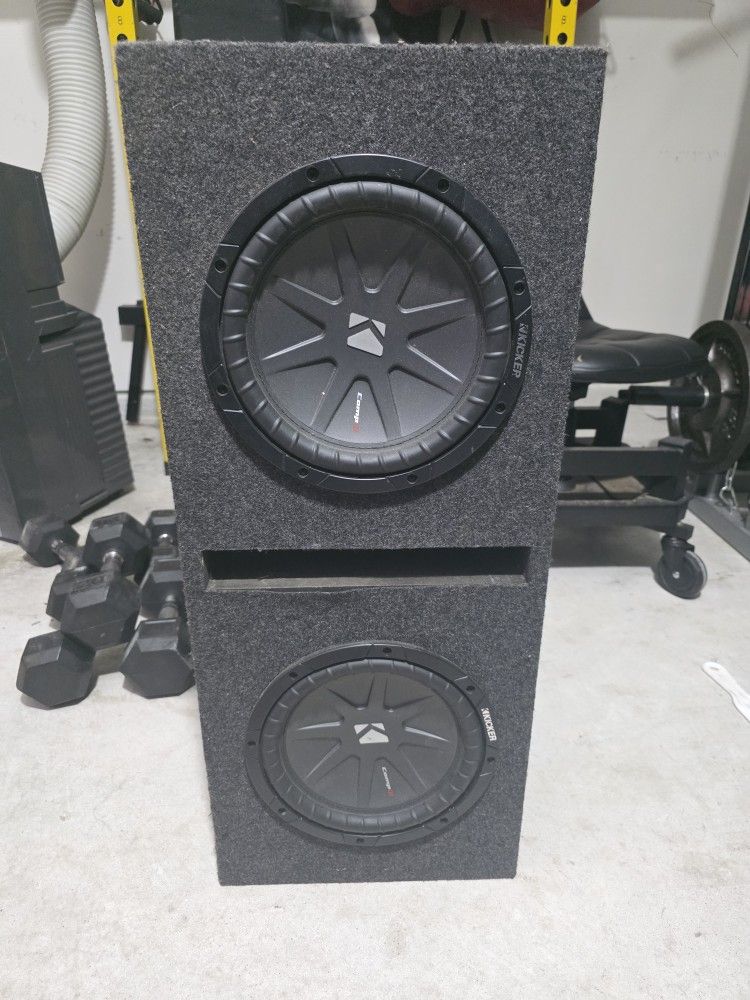 Kicker 10 Inch Subs In Box