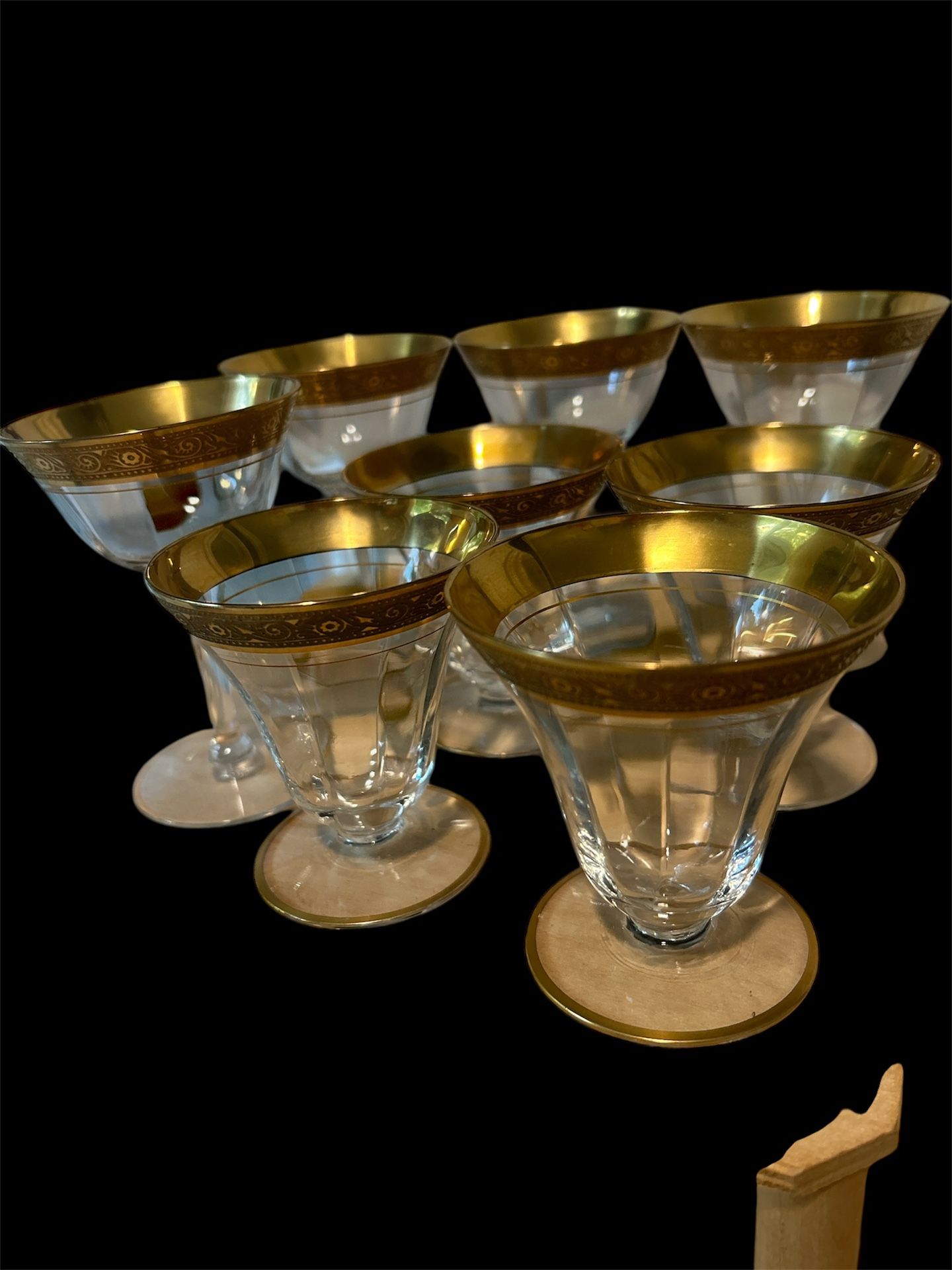 Vintage wine glasses