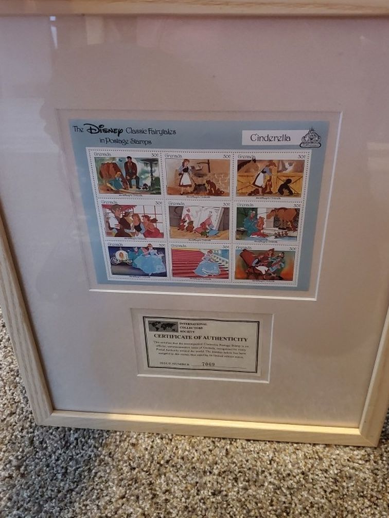 Disney Cinderella Postage Stamp