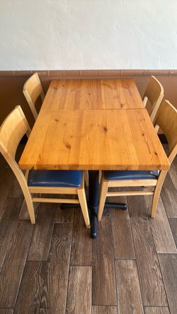 Chairs and tables