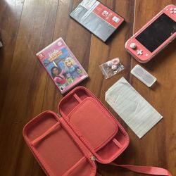 Nintendo Switch Lite bundle w Carry Case & 2 Games & More 