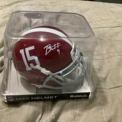 Bryce Young Signed Alabama Mini Helmet