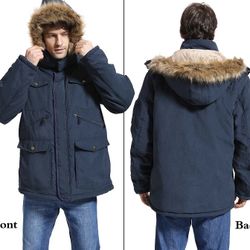 Men's Winter Jacket Military / Chamarra Para Hombre XXl