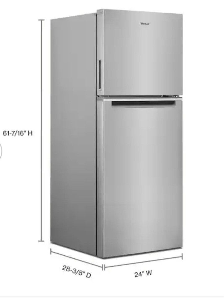 Stainless Steel 11.6 Cu Ft Refrigerator