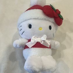 Hello Kitty 8" Holiday Santa Plush