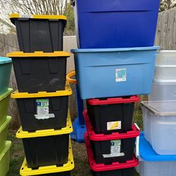 Storage bins and totes