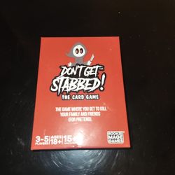 DON'T GET STABBED! ™️  THE CARD GAME! 