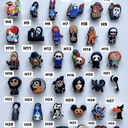 Halloween and Christmas Croc Charms 