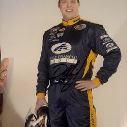 Sign picture of NASCAR driver Danny O'Quinn Jr. during the 2006 NASCAR Busch Series season