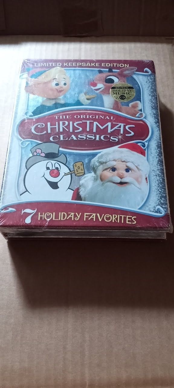 dvd original christmas classics + music cd brand new