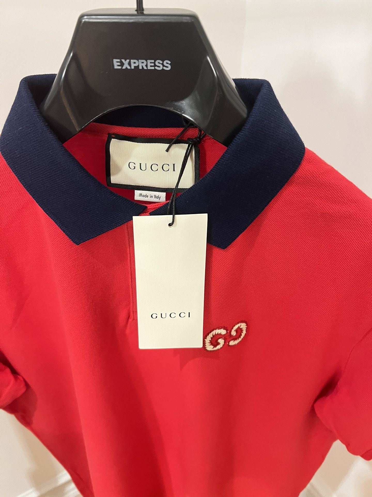 Gucci Logo-embroidered cotton-blend piqué polo shirt
