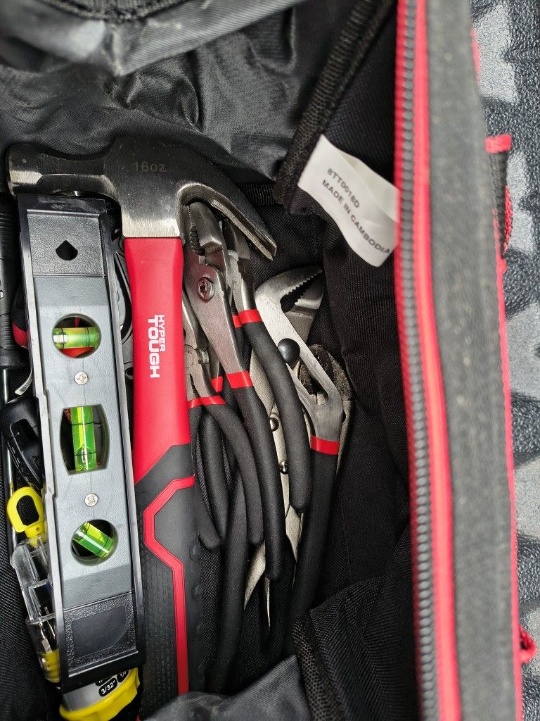 Brand New Bag & Set Of Assorted Tools