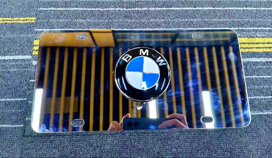 BMW licence Plate Chrome With Hardware