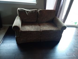 Loveseat and couch