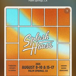 SPLASH HOUSE 2025