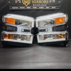 2019 - 2021 Chevy Silverado Headlights Switchback NEW