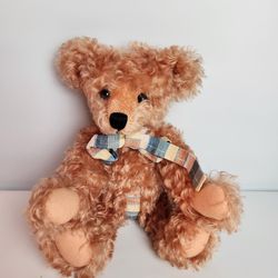 Vintage beautiful unmarked Teddy Bear heavy jointed 15". 