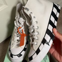 Off White Converse  Size 7.5